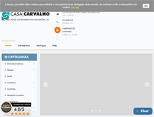 Tablet Screenshot of casacarvalho.com